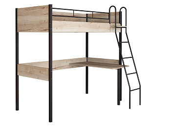 Кровать-чердак ДЕЛЬТА Лофт 20.02.01 White