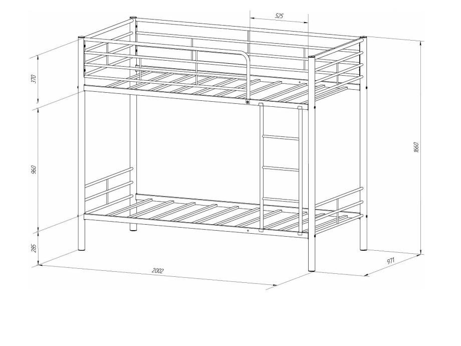 Кровать двухъярусная «Севилья 3П»