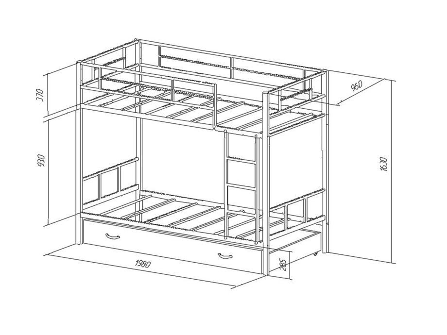 Кровать двухъярусная «Севилья 2Я»